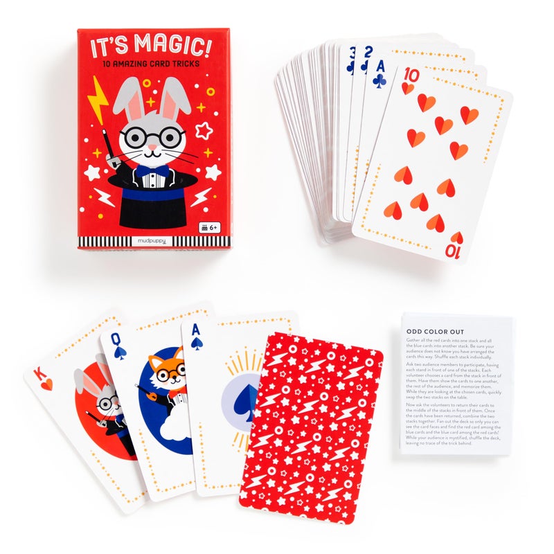 Mudpuppy It's Magic! - Animal Version of Classic Kids Card Tricks Card Game with Cute Illustrations of Animals for Children Ages 4 and Up  2-4 Players - Image 2